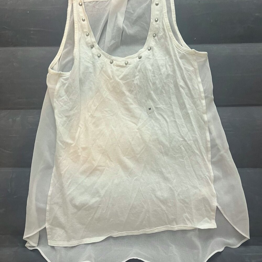 White Sheer Express Top